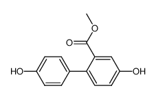 methyl 4,4'-dihydroxy-[1,1'-biphenyl]-2-carboxylate Structure