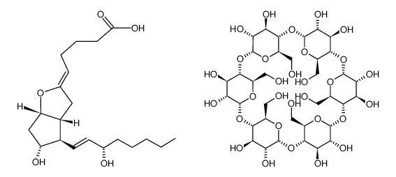 prostacyclin*α-cyclodextrin结构式