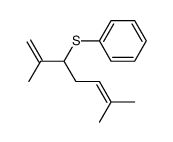 2,6-Dimethyl-3-(phenylthio)-1,5-heptadiene Structure