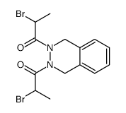 2-bromo-1-[3-(2-bromopropanoyl)-1,4-dihydrophthalazin-2-yl]propan-1-one Structure