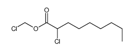 chloromethyl 2-chlorononanoate结构式