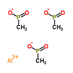 Aluminium tris(methylphosphinate)结构式