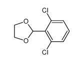 2-(2,6-dichlorophenyl)-1,3-dioxolane结构式