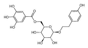 6'-O-没食子酰红景天苷结构式