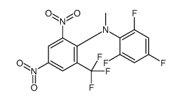N-methyl-2,4-dinitro-6-(trifluoromethyl)-N-(2,4,6-trifluorophenyl)aniline Structure