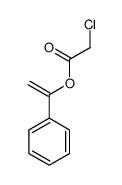 1-phenylethenyl 2-chloroacetate Structure