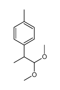 p-(2,2-dimethoxy-1-methylethyl)toluene结构式