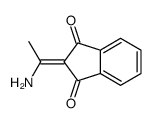 2-(1-aminoethylidene)indene-1,3-dione Structure