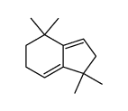 1,1,4,4-tetramethyl-2,4,5,6-tetrahydro-1H-indene结构式