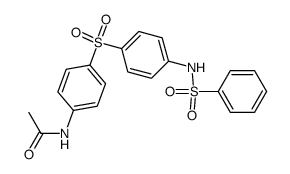 (4-acetylamino-phenyl)-(4-benzenesulfonylamino-phenyl)-sulfone结构式