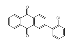 2-(2-chloro-phenyl)-anthraquinone Structure