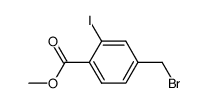 methyl 4-bromomethyl-2-iodobenzoate Structure