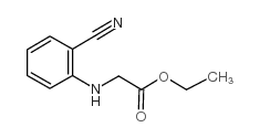 2-(2-氰基苯胺基)-乙酸乙酯结构式