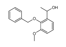 α-methyl-(2-benzyloxy-3-methoxy)-benzyl alcohol结构式