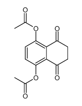 5,8-diacetoxy-2,3-dihydro-[1,4]naphthoquinone结构式