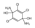 1,4-diamino-2,3,5-trichlorocyclohexa-2,5-diene-1,4-diol结构式