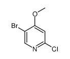 5-溴-2-氯4-甲氧基吡啶结构式