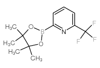6-(三氟甲基)吡啶-2-硼酸频哪醇酯结构式