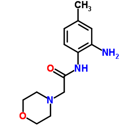 N-(2-Amino-4-methylphenyl)-2-(4-morpholinyl)acetamide结构式