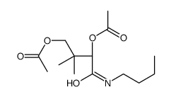 [(3R)-3-acetyloxy-4-(butylamino)-2,2-dimethyl-4-oxobutyl] acetate结构式