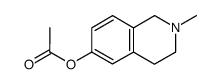 6-acetoxy-2-methyl-1,2,3,4-tetrahydroisoquinoline结构式