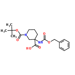 1-Boc-3-cbz-氨基哌啶-3-羧酸图片
