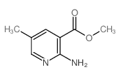 2-氨基-5-甲基烟酸甲酯结构式