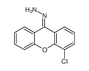9H-Xanthen-9-one, 4-chloro-, hydrazone Structure