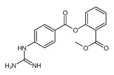 2'-carbomethoxyphenyl 4-guanidinobenzoate结构式