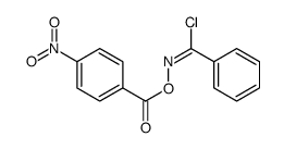 [[chloro(phenyl)methylidene]amino] 4-nitrobenzoate结构式