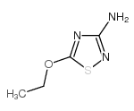 3-氨基-5-乙氧基-1,2,4-噻重氮结构式