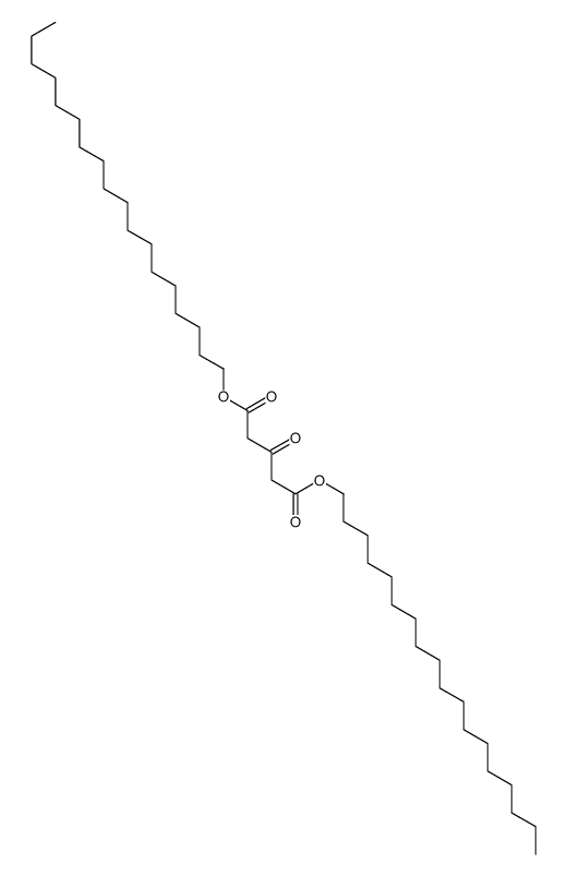 dioctadecyl 3-oxopentanedioate Structure