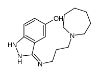 3-[3-(azepan-1-yl)propylamino]-1H-indazol-5-ol结构式