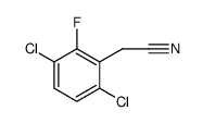 Benzeneacetonitrile, 3,6-dichloro-2-fluoro Structure
