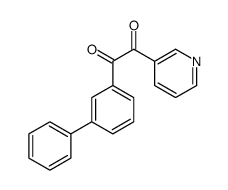 1-(3-phenylphenyl)-2-pyridin-3-ylethane-1,2-dione结构式