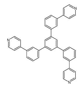 4-[3-[3,5-bis(3-pyridin-4-ylphenyl)phenyl]phenyl]pyridine结构式