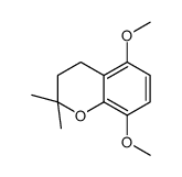 5,8-二甲氧基-2,2-二甲基苯并二氢吡喃结构式