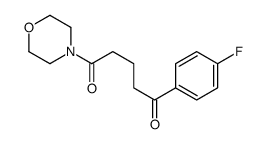 1-(4-fluorophenyl)-5-morpholin-4-ylpentane-1,5-dione结构式