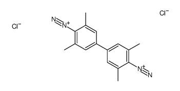 4-(4-diazonio-3,5-dimethylphenyl)-2,6-dimethylbenzenediazonium,dichloride结构式
