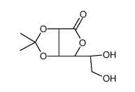 2,3-O-Isopropylidene-L-gulonolactone Structure