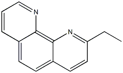 2-乙基-1,10-菲咯啉结构式