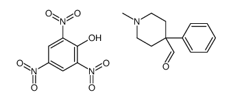 1-methyl-4-phenylpiperidine-4-carbaldehyde,2,4,6-trinitrophenol Structure