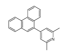 2,6-dimethyl-4-phenanthren-9-yl-pyridine Structure