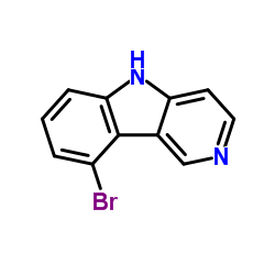 9-溴-5H-吡啶并[4,3-b]吲哚结构式