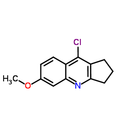 9-Chloro-6-methoxy-2,3-dihydro-1H-cyclopenta[b]quinoline Structure