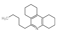 Phenanthridine,1,2,3,4,7,8,9,10-octahydro-6-pentyl- Structure