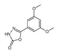 5-(3,5-Dimethoxyphenyl)-1,3,4-oxadiazolin-2-one Structure