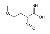 N-2(2-Methoxyethyl)-N-nitrosourea Structure