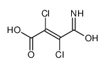 4-amino-2,3-dichloro-4-oxobut-2-enoic acid Structure