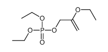 2-ethoxyprop-2-enyl diethyl phosphate结构式